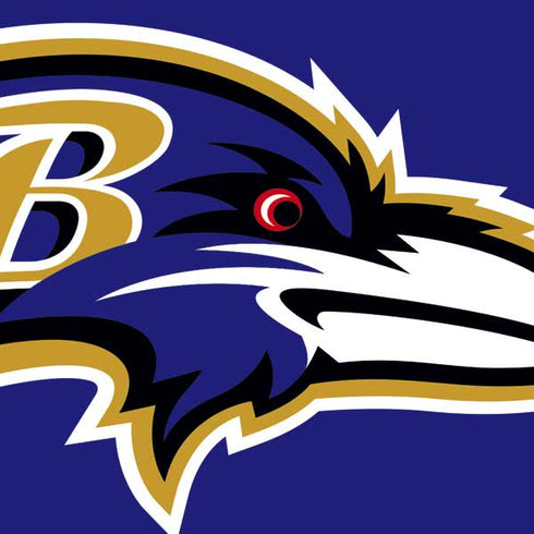 NFL Baltimore Ravens Large Logo Galaxy Buds Live Skin